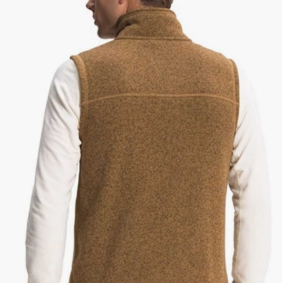 The North Face Classic Gordon Lyons Zip Vest Jacket Utility Brown Mens LAST ONE - Picture 5 of 7